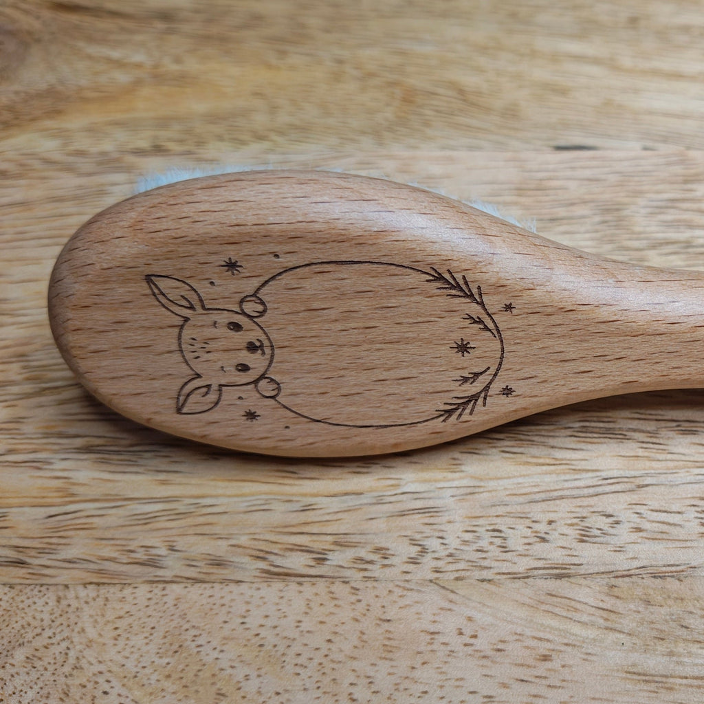 Brosse bebe à poils doux