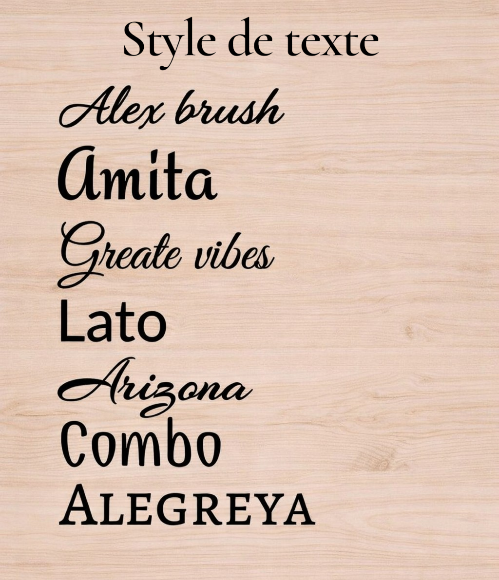 Set de bureau personnalisé en bois — Cadeau maîtresse/ atsem/ nounou & autres