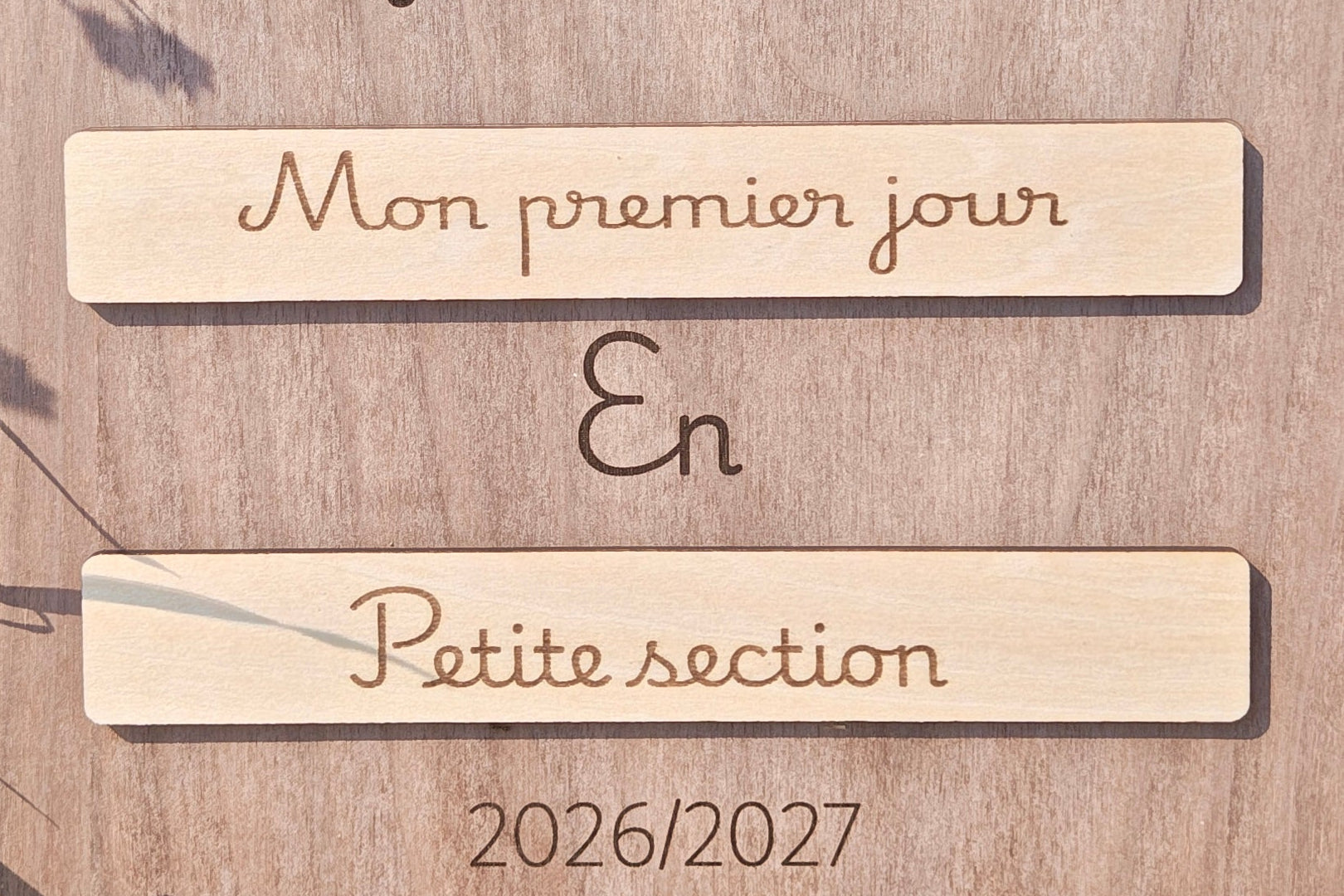 Back to school| option pancarte maternelle